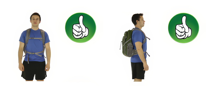 How to wear a backpack