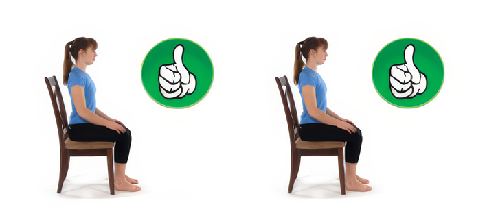 How to sit with good posture